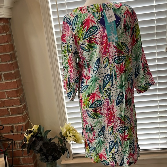 NWT Tybee Island beach swim cover dress size small multicolored - Picture 4 of 13